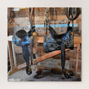 Cowboy Saddles Jigsaw Puzzle