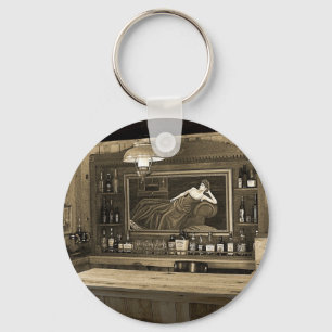 Cowboy Saloon Key Ring