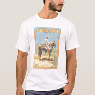 Cowboy (Side View)Arizona T-Shirt