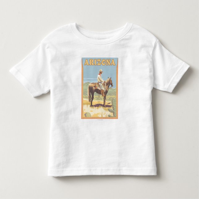Cowboy (Side View)Arizona Toddler T-Shirt (Front)