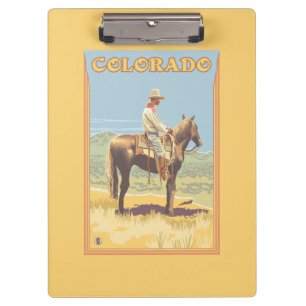 Cowboy (Side View)Colorado Clipboard