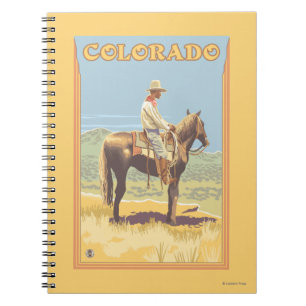 Cowboy (Side View)Colorado Notebook