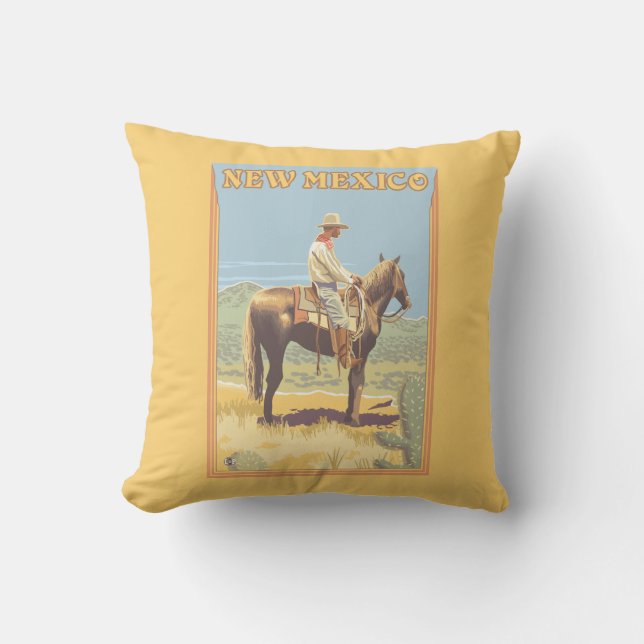 Cowboy (Side View)New Mexico Cushion (Front)