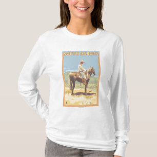 Cowboy (Side View)South Dakota T-Shirt