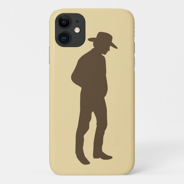 Cowboy Silhouette Case-Mate iPhone Case (Back)