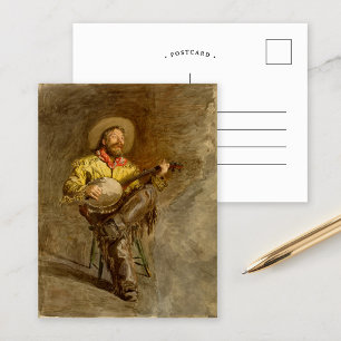 Cowboy Singing   Thomas Eakins Postcard