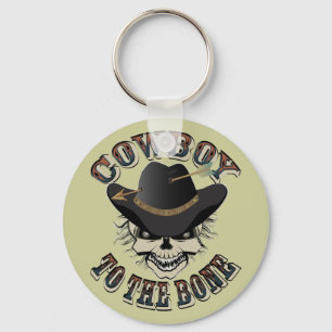 Cowboy Skull Key Ring