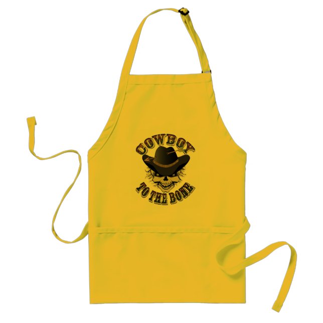 Cowboy Skull Standard Apron (Front)