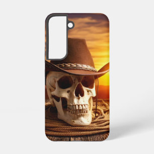 Cowboy Skull with Lasso Samsung Galaxy Case
