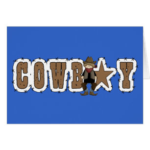 Cowboy Star - Western Blank Inside Everyday