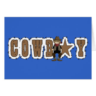 Cowboy Star - Western Blank Inside Everyday