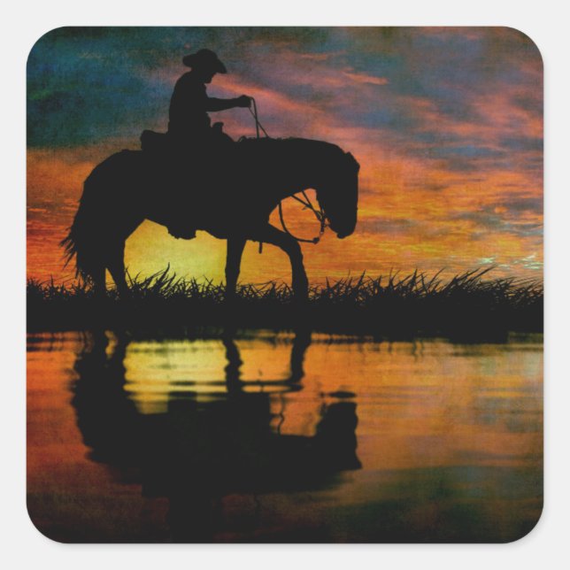 Cowboy Sticker (Front)