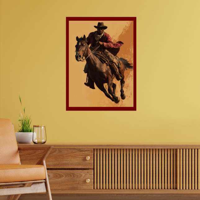 COWBOY SWAG # 3 POSTER (Living Room 2)