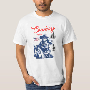 Cowboy t shirt,  national day t shirt, gift tee 