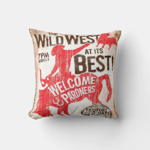 Cowboy Throw Pillow