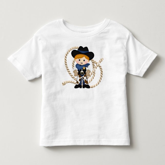 Cowboy Toddler T-Shirt (Front)