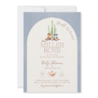Cowboy Twin Baby Shower Invitation