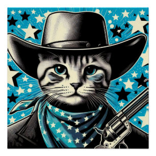 COWBOY UP-CAT 2 POSTER