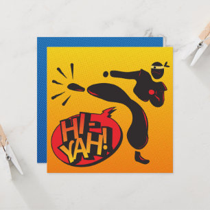 Cowboy vs ninja pop art - primary card