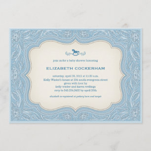 Cowboy Western Baby Shower invitations