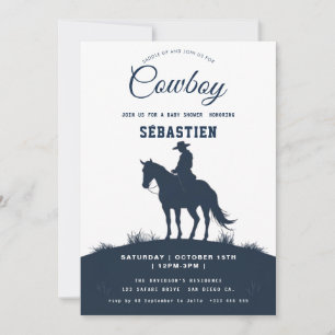 Cowboy Western Birthday Invitation