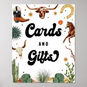 Cowboy Western Cards and Gifts Poster