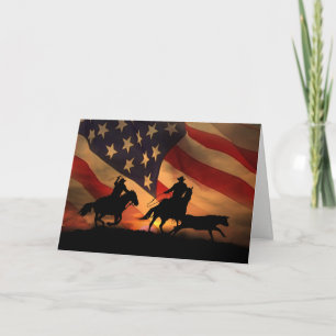 Cowboy Western Employee Thank You Part of Team Card