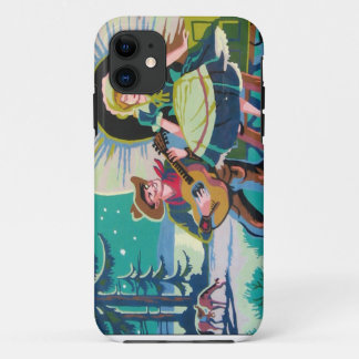 cowboy western girl  paint by numbers iphone case
