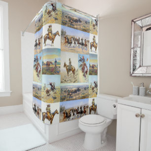Cowboy Western Popular Shower Curtain
