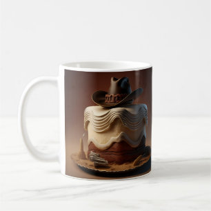 Cowboy Western themed Cake -  Coffee Mug