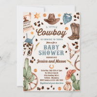 Cowboy Wild West Rodeo Ranch Boy Baby Shower