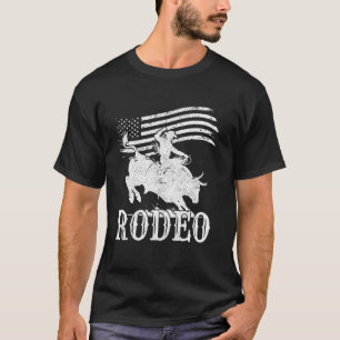 Cowboycore Retro Steer Bull Cow Skull Rodeo Wester T-Shirt