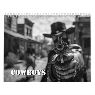 Cowboys B/W Calendar