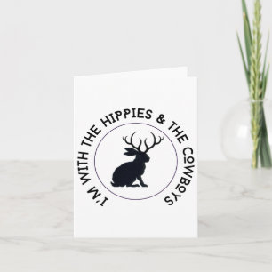Cowboys - Black Font Sticker  Card