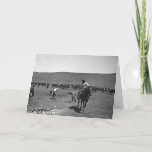 Cowboys branding card