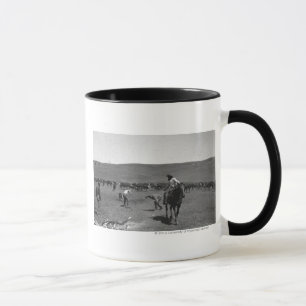 Cowboys branding mug