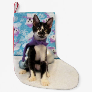 Cowboy's Cute Cat Christmas Stocking