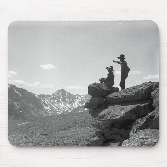 Cowboys on a ridge mouse pad (Front)