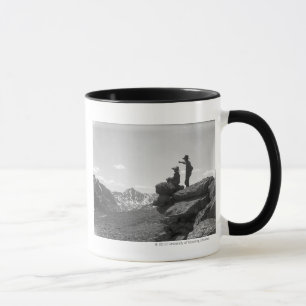 Cowboys on a ridge mug