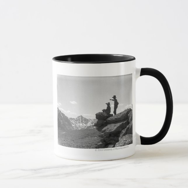 Cowboys on a ridge mug (Right)