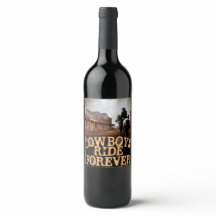 Cowboys Ride Forever Wine (Sparkling Wine) Bottle