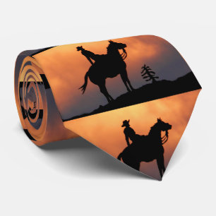 Cowboy's Silhouette Tie