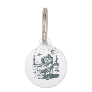 Cowboys UFO Western Pet Tag