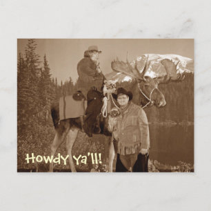 cowboyus, Howdy ya'll! Postcard