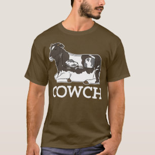 Cowch Funny Cow Couch Cattle Farm Animals T-Shirt