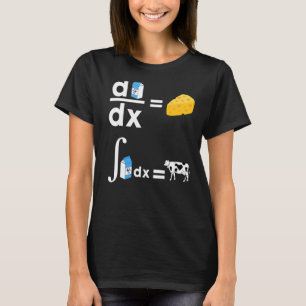Cowculus Math Cow Milk Cheese  Math For Men Women  T-Shirt