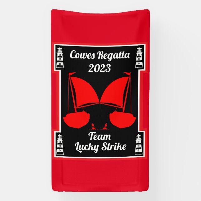 Cowes Isle of Wight Yacht Regatta Banner (Vertical)