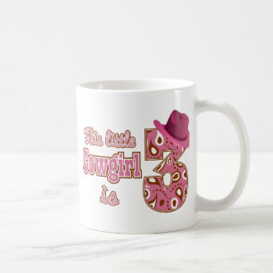 Cowgirl 3rd Birthday Coffee Mug