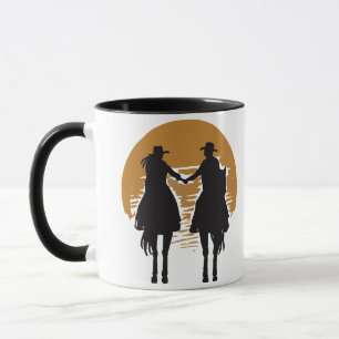 Cowgirl and Cowboy Mug