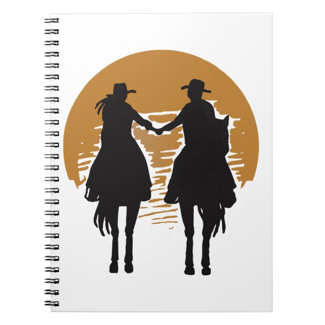 Cowgirl and Cowboy Notebook (Front)